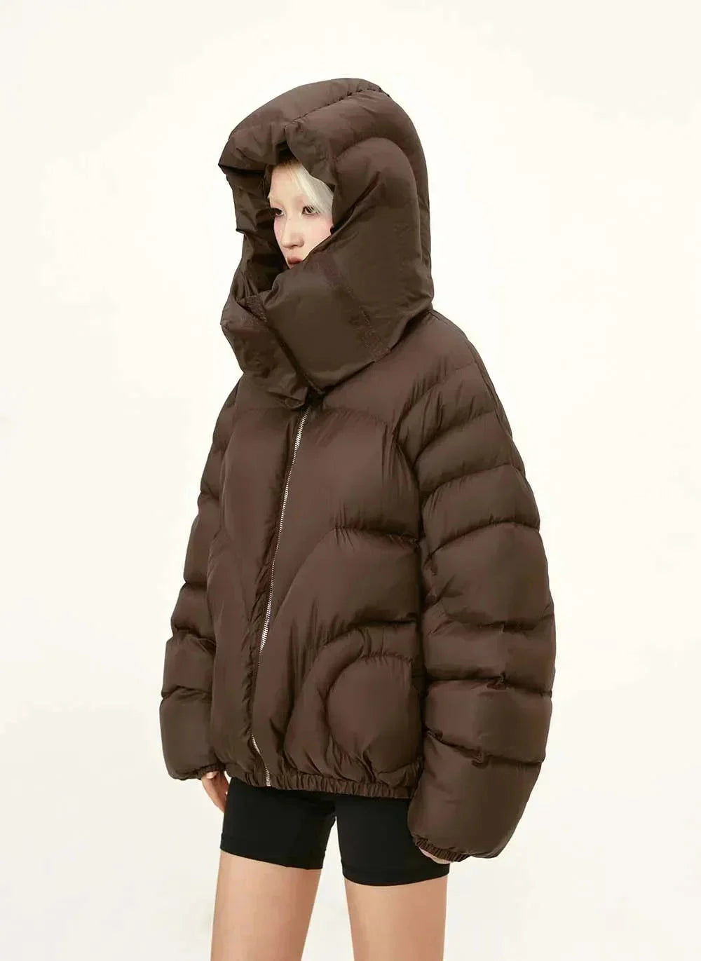 Y2K Puffer Jacket Coat
