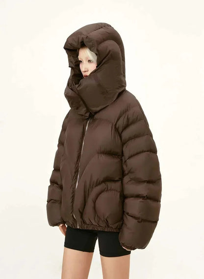 Y2K Puffer Jacket Coat