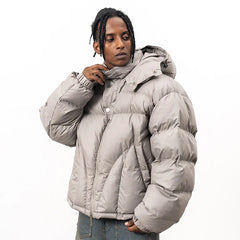 Y2K Hooded Puffer Jacket Coat