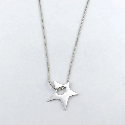 Y2K Irregular Star Aesthetic Pendant Necklace