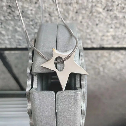 Y2K Irregular Star Aesthetic Pendant Necklace
