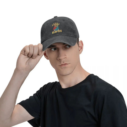 Y2K Jesus Raves Baseball Cap