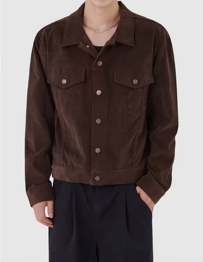 Y2K Lapel Corduroy Jacket