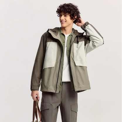 Y2K Layered Windbreaker Jacket