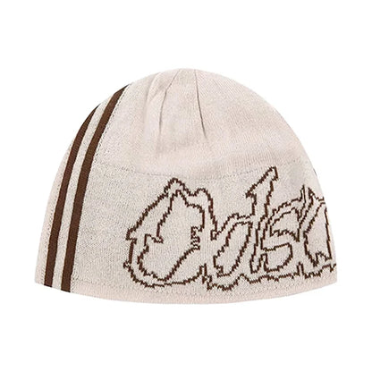 Y2K Letter Jacquard Graphic Beanie