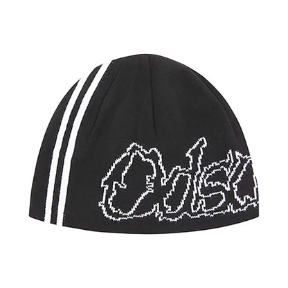 Y2K Letter Jacquard Graphic Beanie