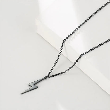Y2K Lightning Pendant Necklace