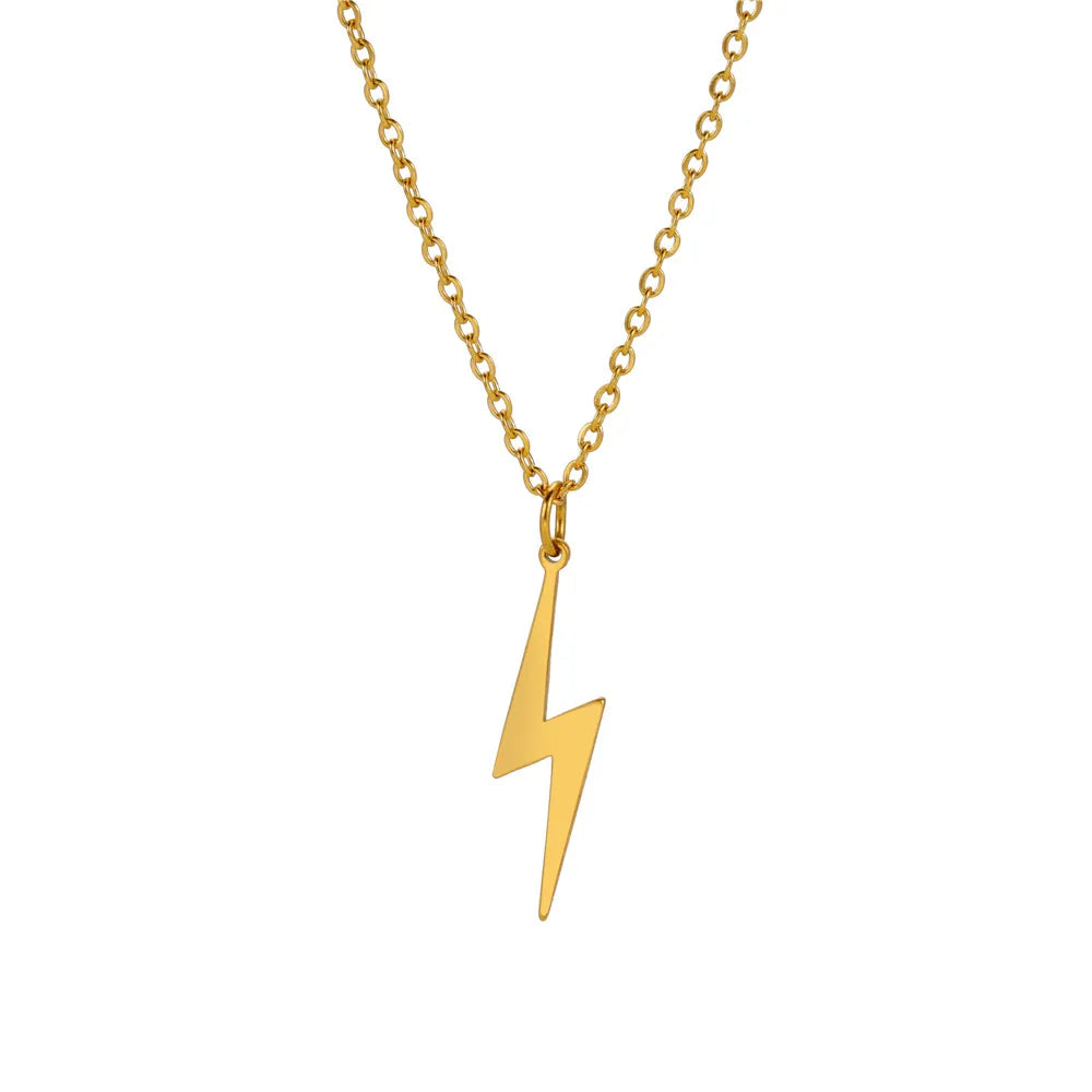 Y2K Lightning Pendant Necklace
