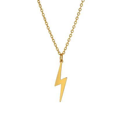 Y2K Lightning Pendant Necklace