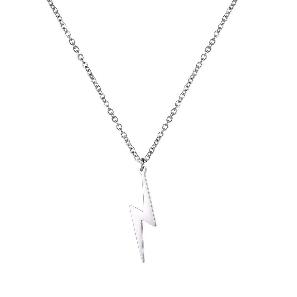 Y2K Lightning Pendant Necklace