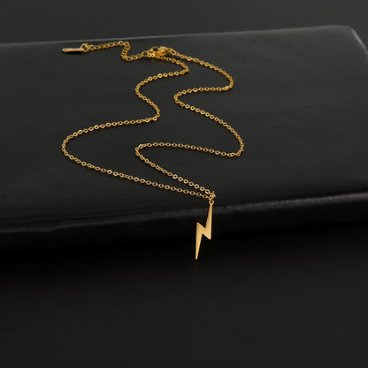 Y2K Lightning Pendant Necklace