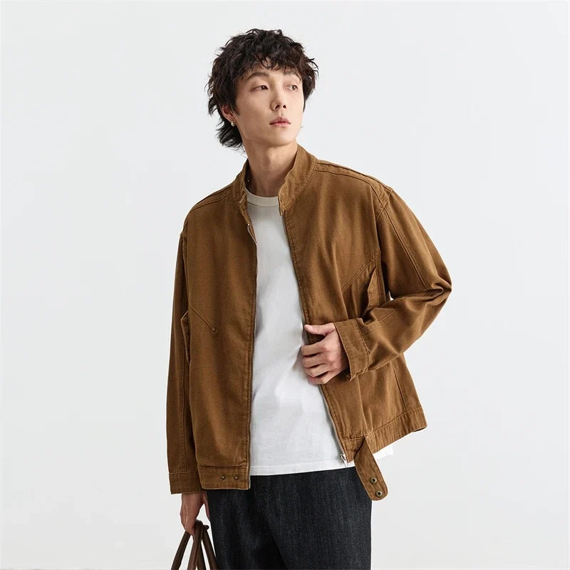 Y2K Loose Zip Up Workwear Jacket