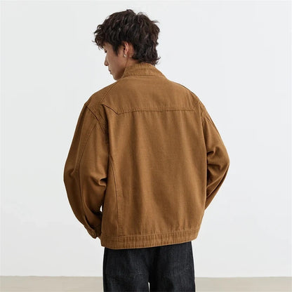 Y2K Loose Zip Up Workwear Jacket