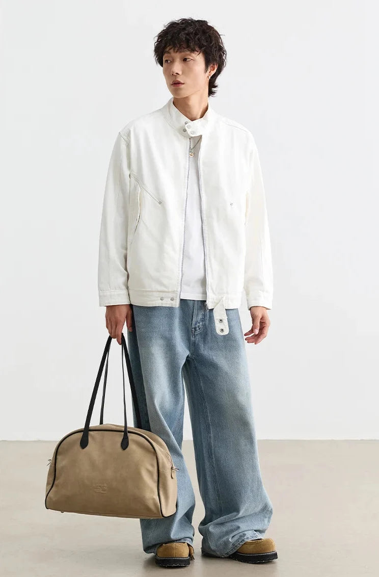 Y2K Loose Zip Up Workwear Jacket