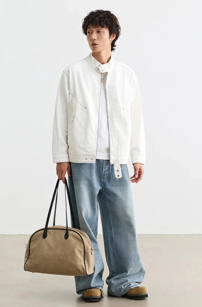 Y2K Loose Zip Up Workwear Jacket