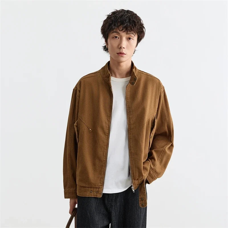 Y2K Loose Zip Up Workwear Jacket