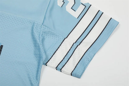 Y2K Mesh V Neck "Flower Print" Football Jersey