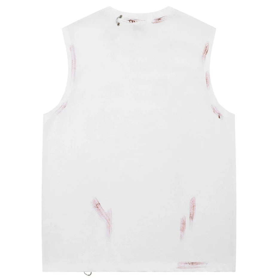 Y2K Metal Ring Tank Top Vest