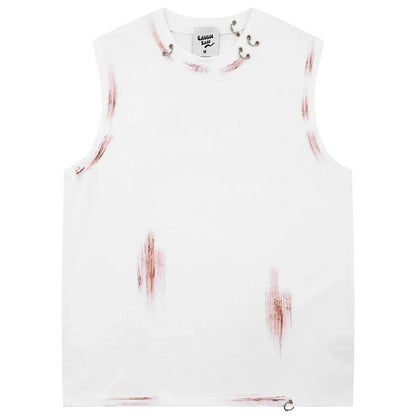 Y2K Metal Ring Tank Top Vest