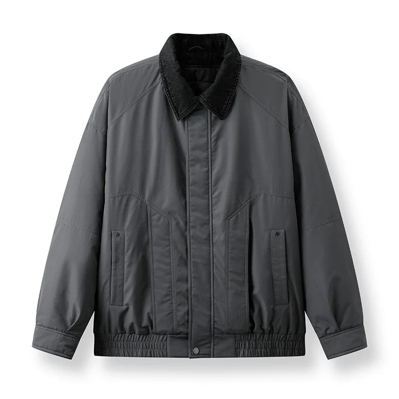 Y2K Mock Two-Piece Bomber Jacket