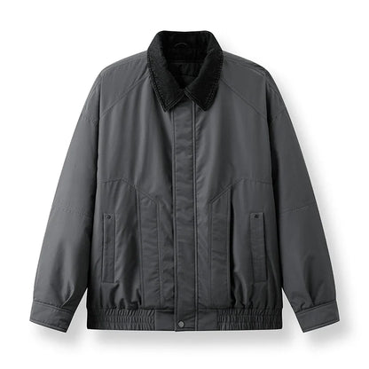 Y2K Mock Two-Piece Bomber Jacket