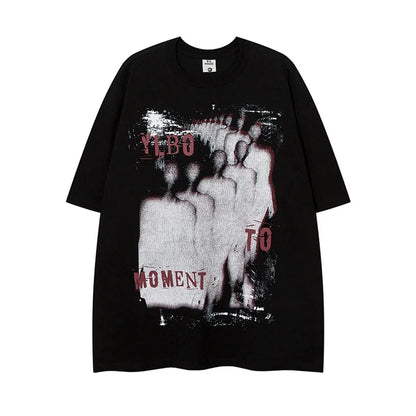Y2K Momentary Movement Graphic T-Shirt