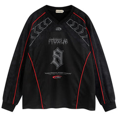Y2K Moto Long Sleeve Top