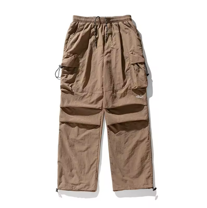 Y2K Multi Pocket Parachute Cargo Trousers