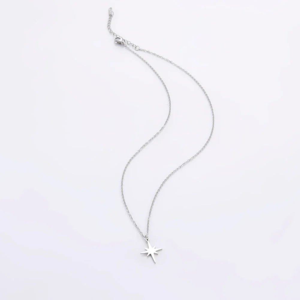 Y2K North Star Pendant Necklace