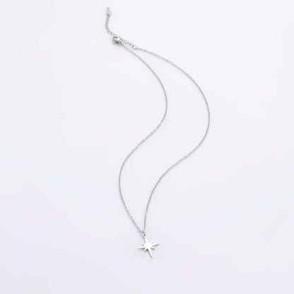 Y2K North Star Pendant Necklace