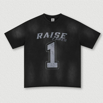 Y2K Origin 285gsm "Raise 1" Essentials Graphic T shirt