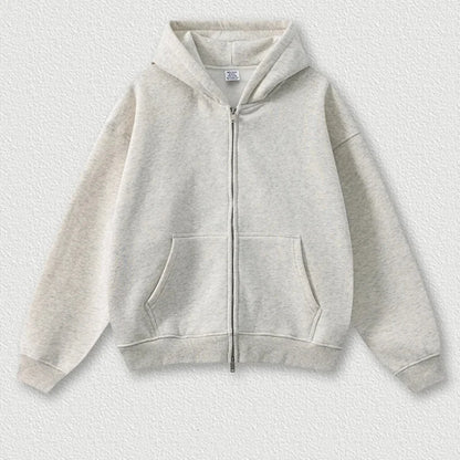 Y2K Origin 345gsm Boxy Fit Zip Up Hoodie