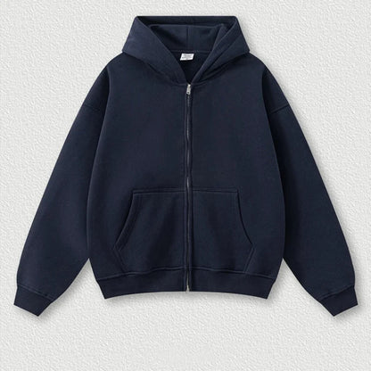 Y2K Origin 345gsm Boxy Fit Zip Up Hoodie
