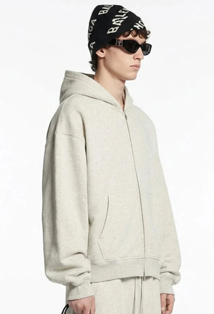 Y2K Origin 345gsm Boxy Fit Zip Up Hoodie