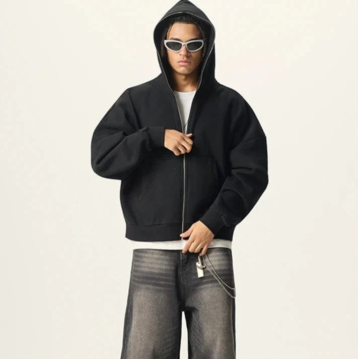 Y2K Origin 350gsm Essentials Full Zip Up Hoodie