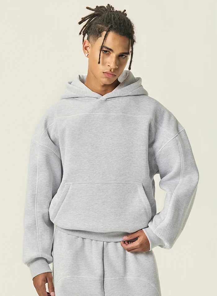 Y2K Origin 350gsm Plain Baggy Boxy Fit Hoodie