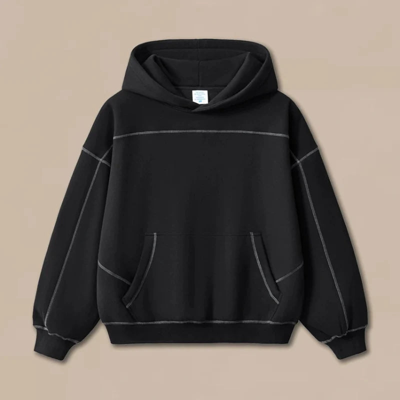 Y2K Origin 350gsm Plain Baggy Boxy Fit Hoodie