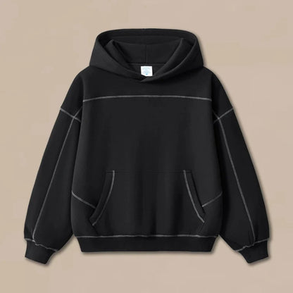 Y2K Origin 350gsm Plain Baggy Boxy Fit Hoodie