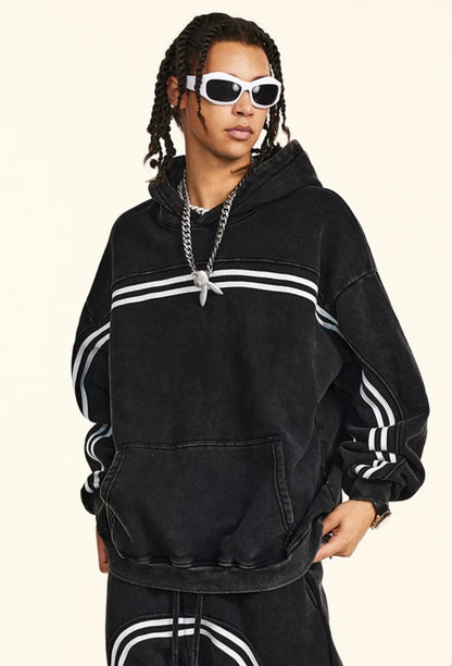 Y2K Origin 360gsm Washed Ribbon Hoodie