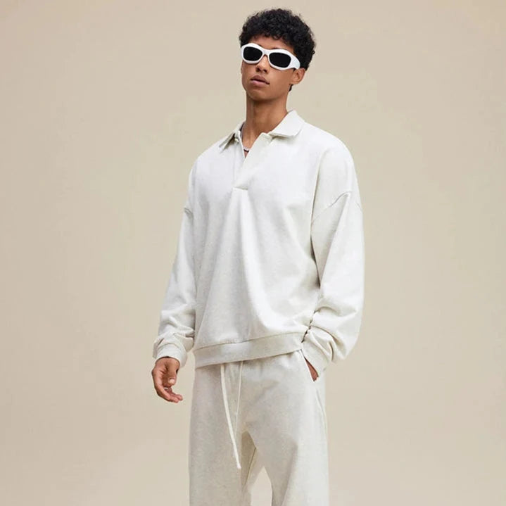 Y2K Origin 445gsm Essentials Loose Collar Jumper