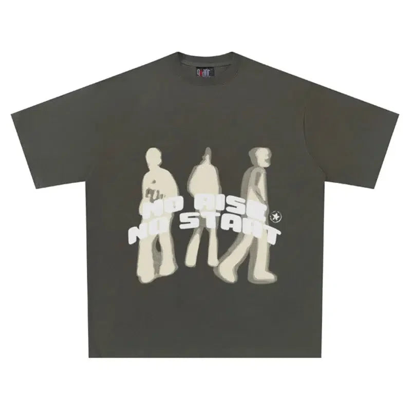Y2K Oversized Graphic T Shirt