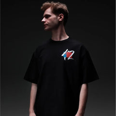 Y2K Oversized Old School Racing Graphic T-Shirt