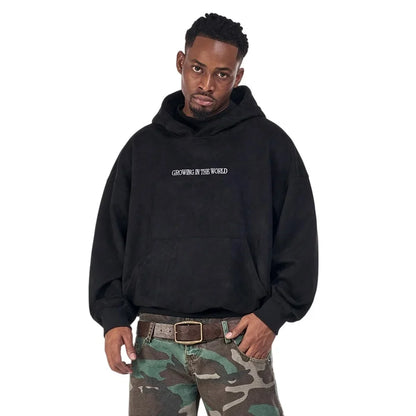 Y2K Patch Letter Embroidered Hoodie