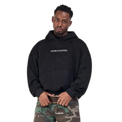 Y2K Patch Letter Embroidered Hoodie