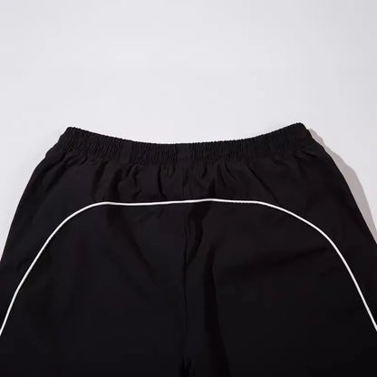 Y2K Piping Parachute Trousers