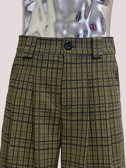 Y2K Plaid Gingham High Waist Jorts