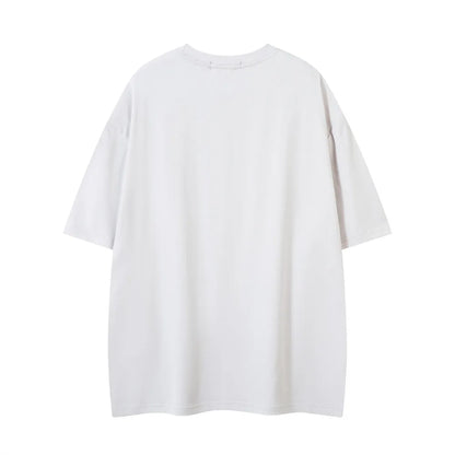 Y2K Portrait Print Graphic T-shirt
