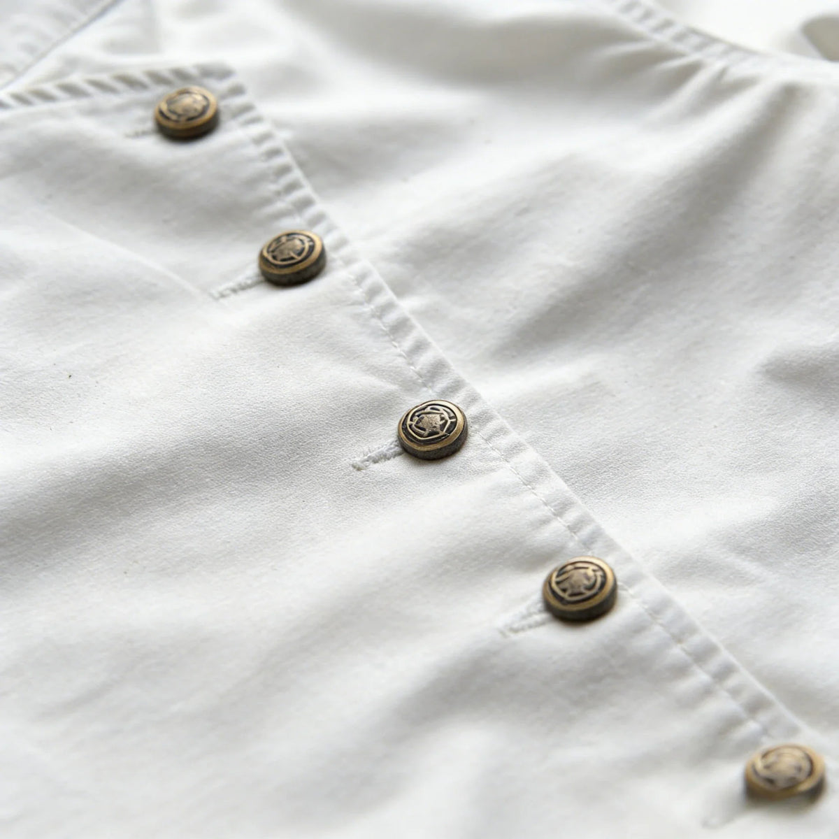 Y2K Retro White Fencing Jacket