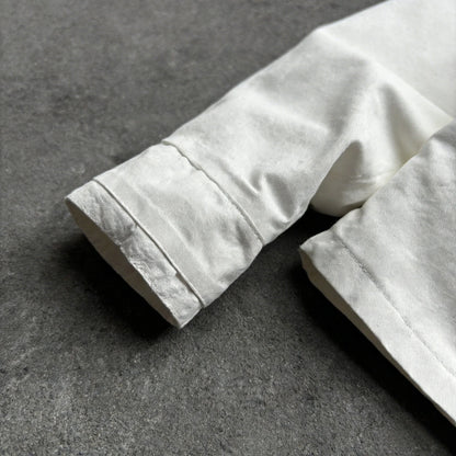 Y2K Retro White Fencing Jacket