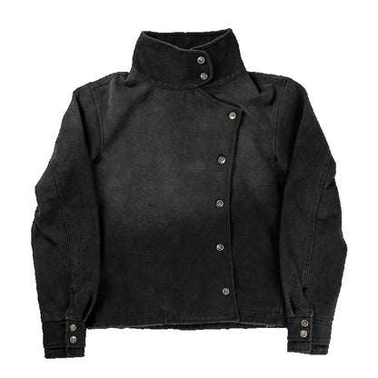 Y2K Retro White Fencing Jacket